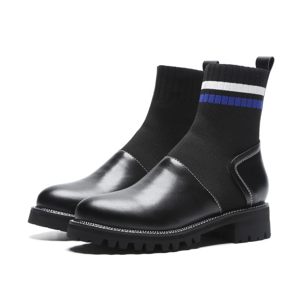 Cizme casual dama cu talpa aspra in doua modele