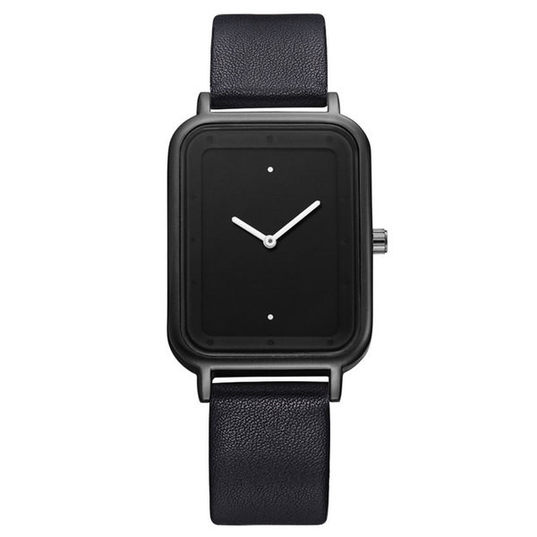 Ανδρικό ρολόι  σε δύο χρώματα με δερμάτινο λουράκι