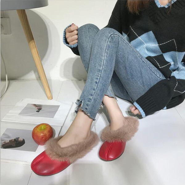 Cizme casual dama cu puf in trei culori