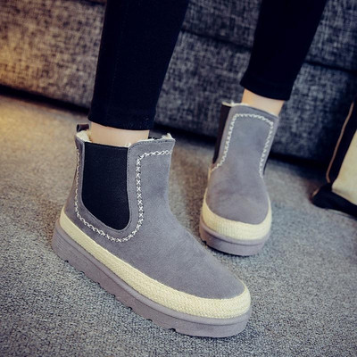 Γυναικείες μπότες με παχιά σόλα σε τρία χρώματα