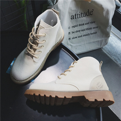 Μοντέρνες γυναικείες μπότες από ύφασμα σε τρία χρώματα