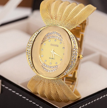 Μοντέρνο   γυναικέιο  ρολόι σε ασημί και χρυσό χρώμα - διάφορα μοντέλα