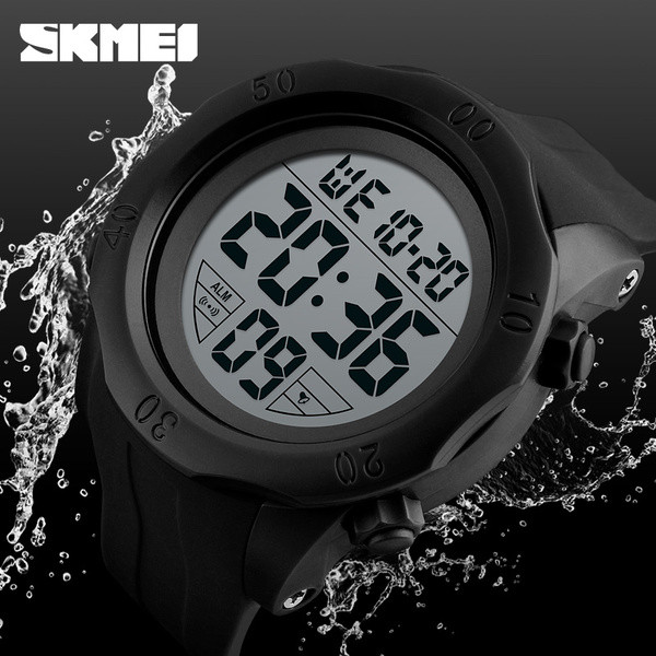 Ανδρικό ρολόι με λουράκι από καουτσούκ για άντρες σε δύο χρώματα