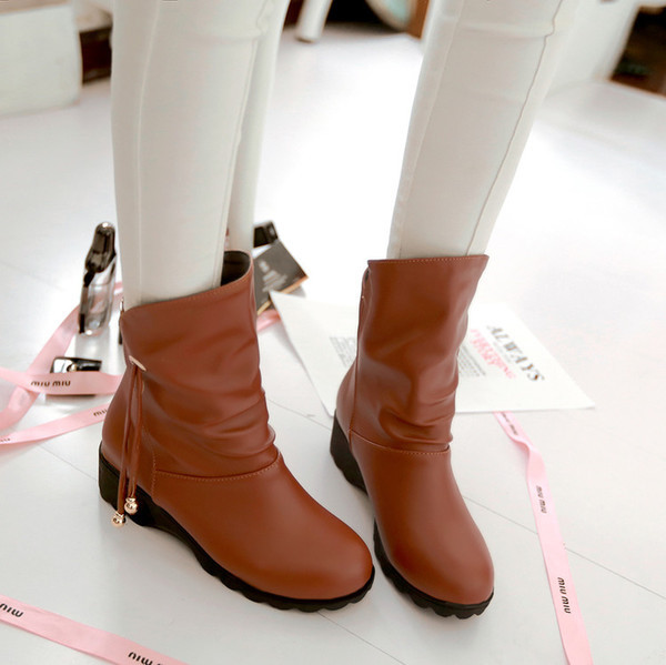 Cizme casual dama din piele in trei culori