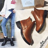 Cizme casual dama din piele ecologica in doua culori