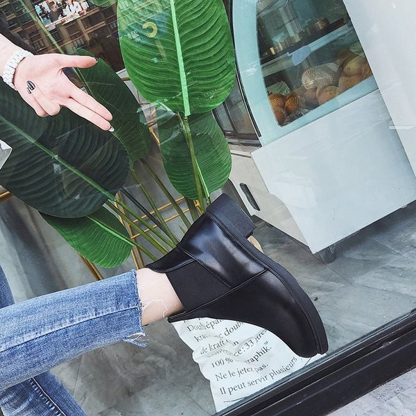 Cizme casual dama din piele ecologica in doua culori