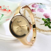 Нежен дамски часовник с кръгла форма в няколко цвята