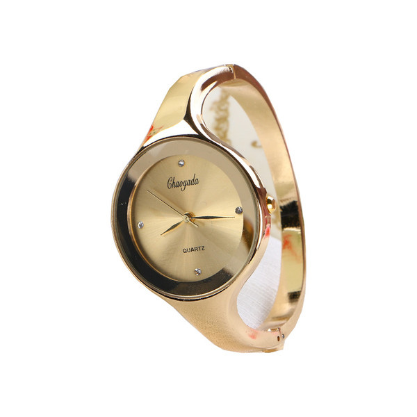 Нежен дамски часовник с кръгла форма в няколко цвята