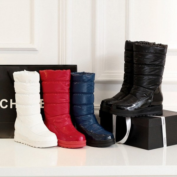 Cizme casual dama fleece in patru culori