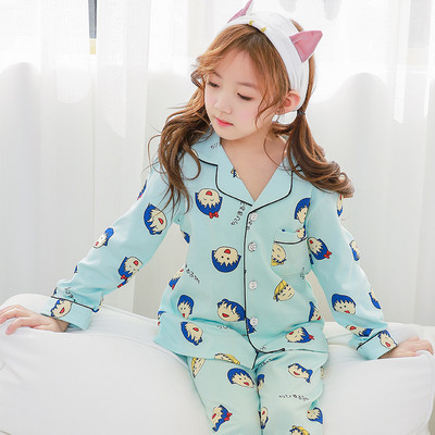 Pijamale copii pentru fete in roz si albastru