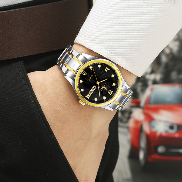 Ceas de bărbați modern în mai multe culori - două modele