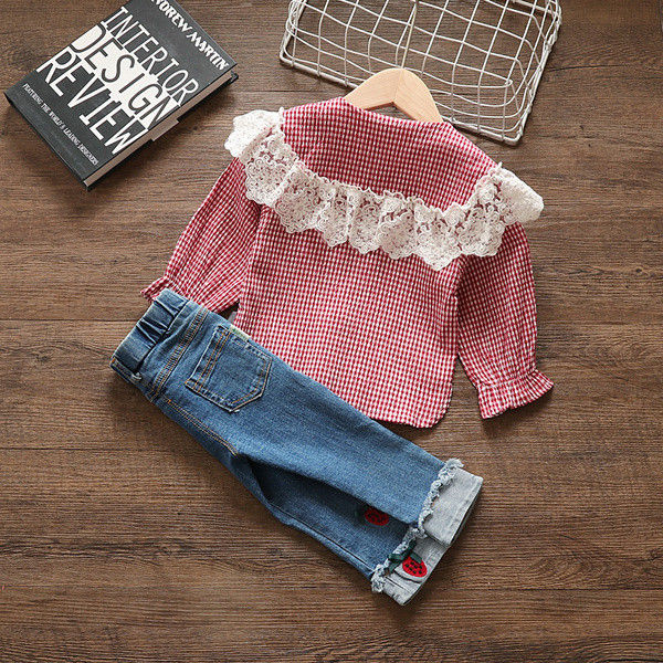 Set de copii elegant pentru fete în două părți