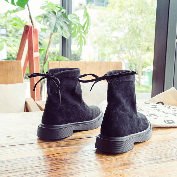 Casual γυναικείες μπότες με κορδόνια 