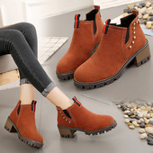 Cizme de dama elegante cu ochiuri in trei culori