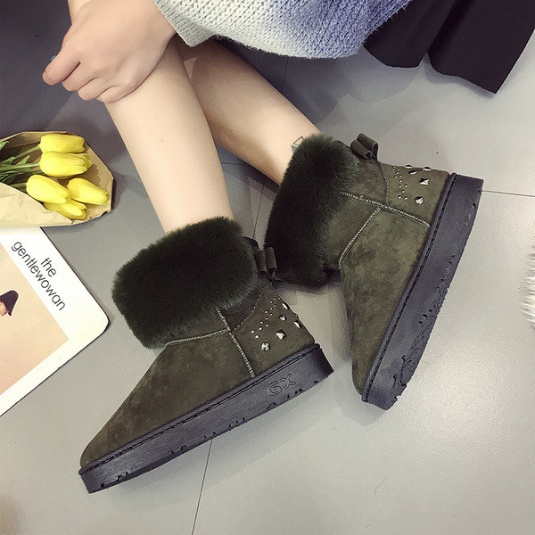 Γυναικείες  μπότες σουέτ σε τρία χρώματα