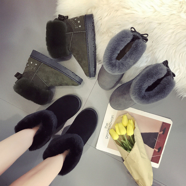 Γυναικείες  μπότες σουέτ σε τρία χρώματα