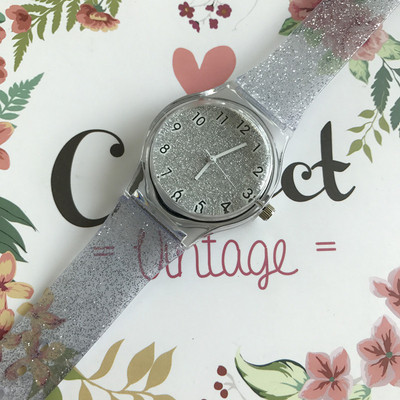 Γυναικείο ρολόι με μπροκάρ σε διάφορα χρώματα