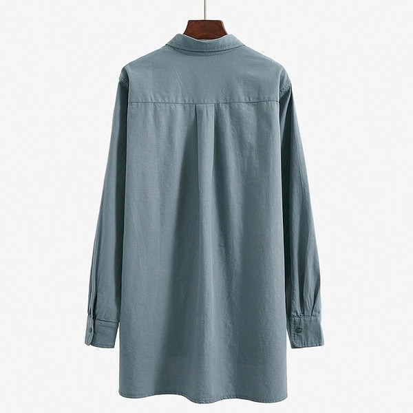 Cămașă casual de damă cu guler în trei culori