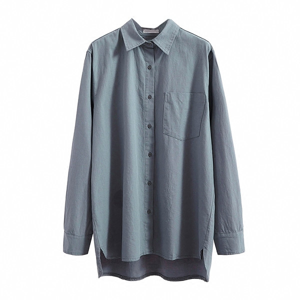 Cămașă casual de damă cu guler în trei culori