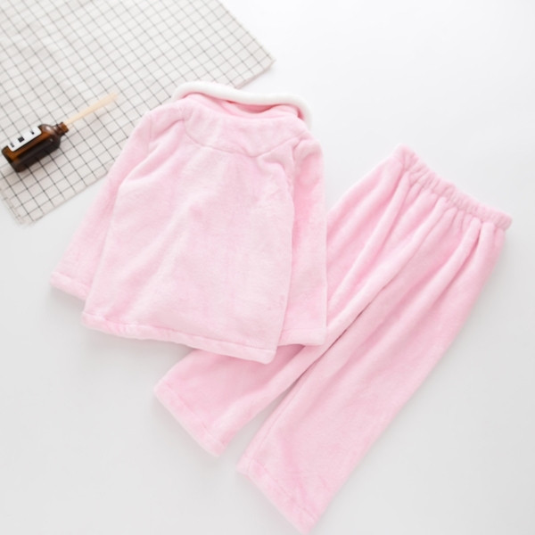 Pijamale moale pentru copii cu buzunar in doua culori