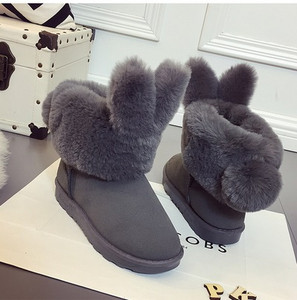 Ghete de dama moderne in trei culori cu decor 3D