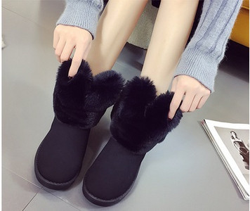 Ghete de dama moderne in trei culori cu decor 3D