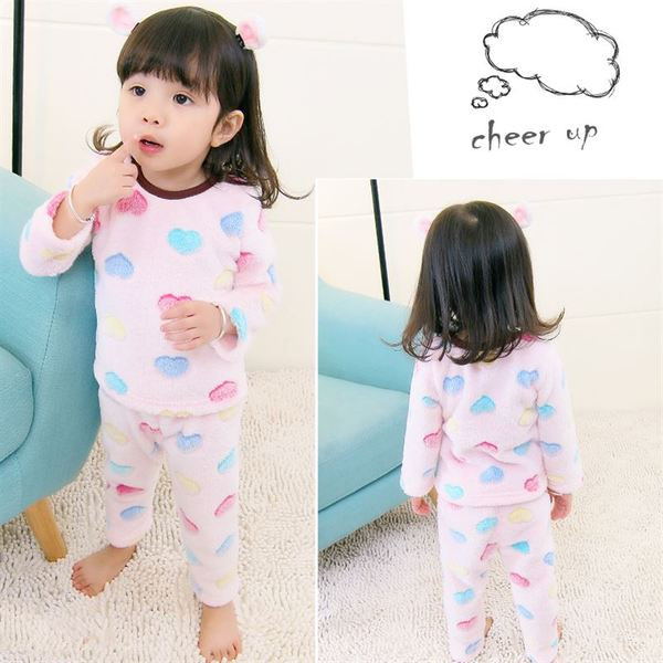Pijamale moi pentru fete pentru copii in doua modele