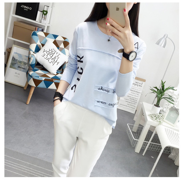 Bluza de dama in mai multe culori cu inscriptie