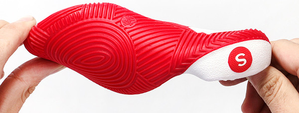 Tenisi moderni pentru copii pentru baieti in albastru si rosu