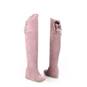 Cizme de toamna dama cu platforma interioara in trei culori