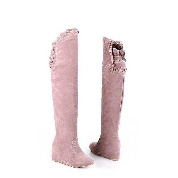 Cizme de toamna dama cu platforma interioara in trei culori