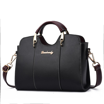 Geanta de dama moderna in mai multe culori cu maner metalic