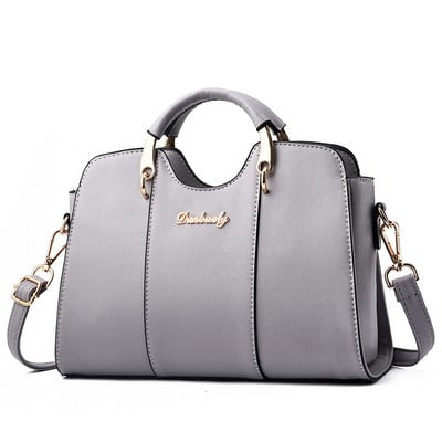 Geanta de dama moderna in mai multe culori cu maner metalic