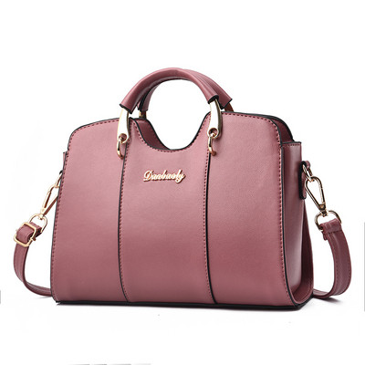 Geanta de dama moderna in mai multe culori cu maner metalic