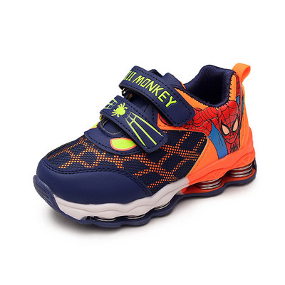 Adidasi sport copii pentru baieti cu autocolante in trei culori