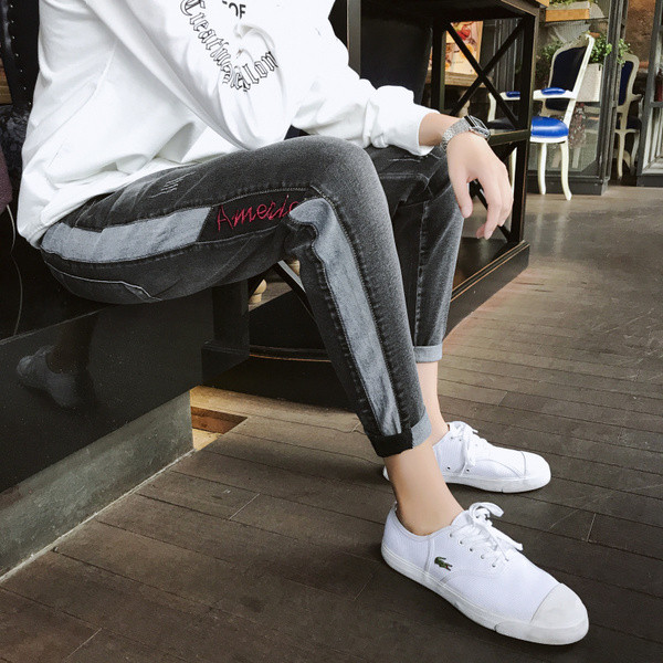 Blugi barbati moderni model lat in doua culori