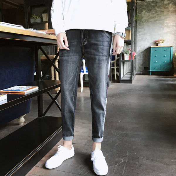 Blugi barbati moderni model lat in doua culori