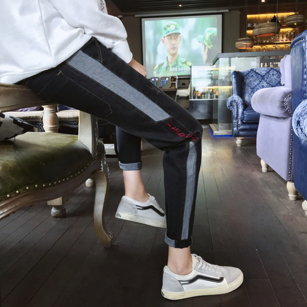 Blugi barbati moderni model lat in doua culori