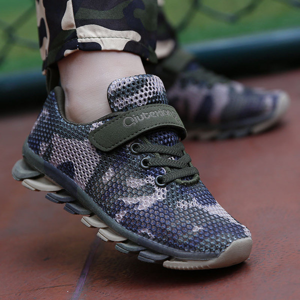 Tenisi de camuflaj pentru copii pentru baieti