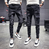 Blugi sport barbati cu buzunare in trei modele