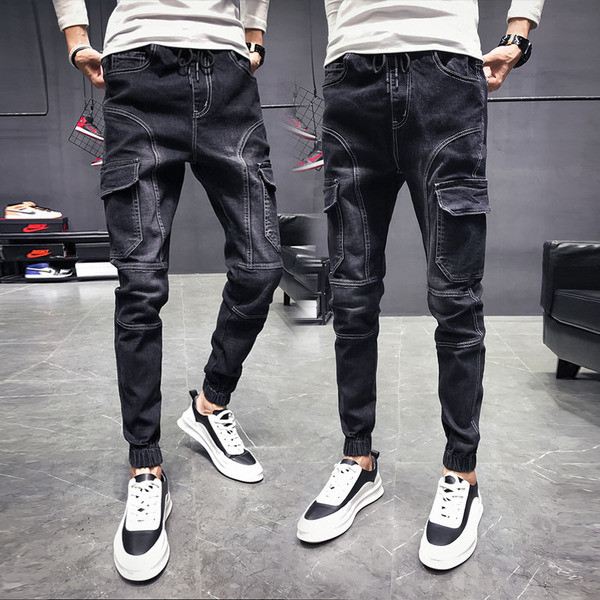 Blugi sport barbati cu buzunare in trei modele