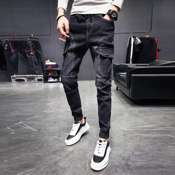 Blugi sport barbati cu buzunare in trei modele