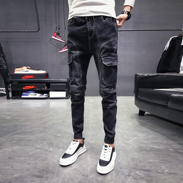 Blugi sport barbati cu buzunare in trei modele