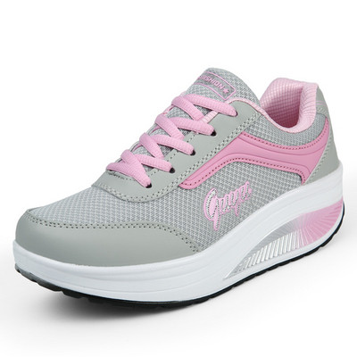 Adidasi de dama cu talpa inalta in mai multe culori potriviti pentru utilizarea de zi cu zi