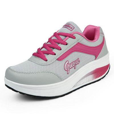 Adidasi de dama cu talpa inalta in mai multe culori potriviti pentru utilizarea de zi cu zi