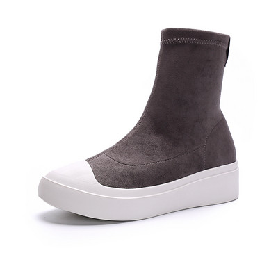 Αθλητικές κομψές γυναικείες μπότες σε δύο χρώματα