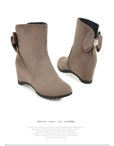 Cizme de dama elegante din piele intoarsa in trei culori