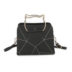 Geanta de dama cu maner metalic in mai multe culori