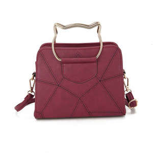 Geanta de dama cu maner metalic in mai multe culori