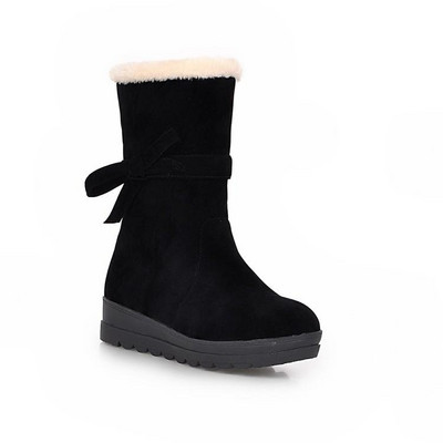 Κομψές γυναικείες μπότες με παχιά σόλα σε τρία χρώματα